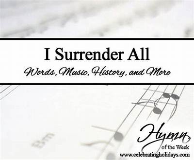 I Surrender All | Celebrating Holidays
