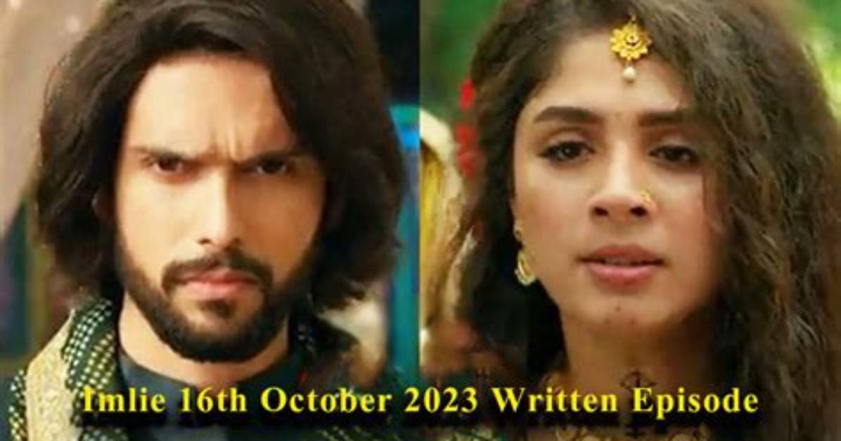 Imlie 16Th September 2022 Written Episode Update: Manini Plans a Final Attack on Imlie and Aryan