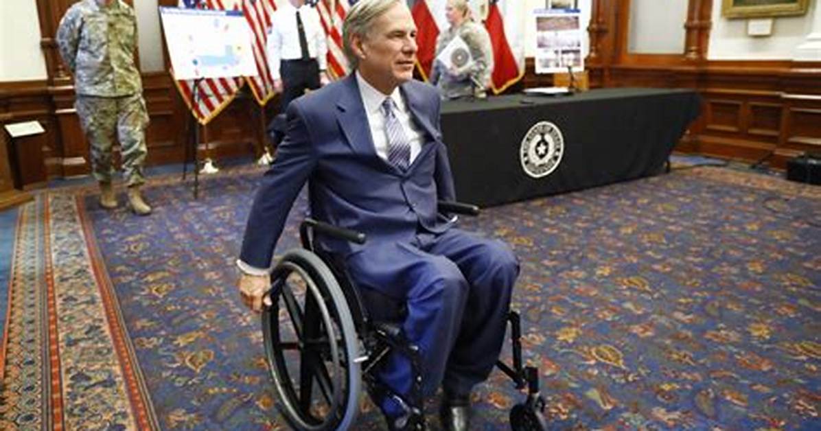Is Texas Governor Greg Abbott Paralyzed? Why Is He Wheelchair Bound