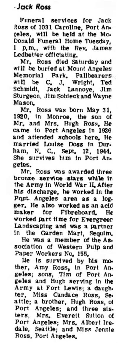 Jack Ross Obituary, What Was Jack Ross Cause of Death?