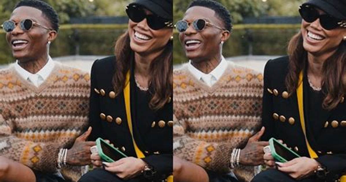 Jada Pollock Posts Picture of Wizkid and His Son, Zion