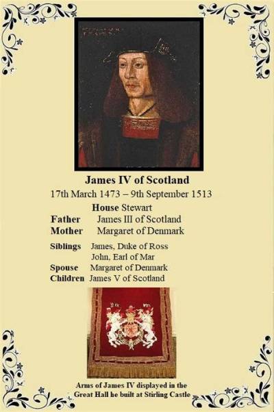 James Iv of Scotland - Trivia, Family, Bio