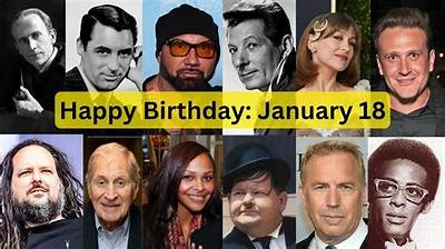 January 18 Birthdays by Profession