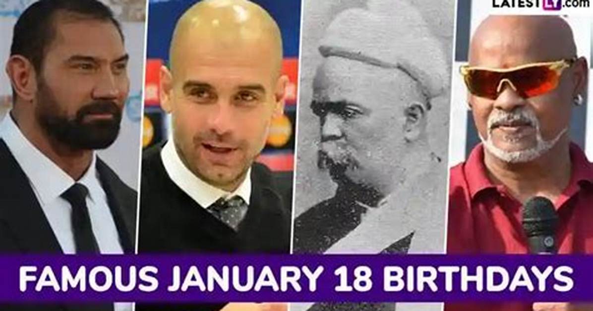 January 18 Birthdays | Famous Birthdays