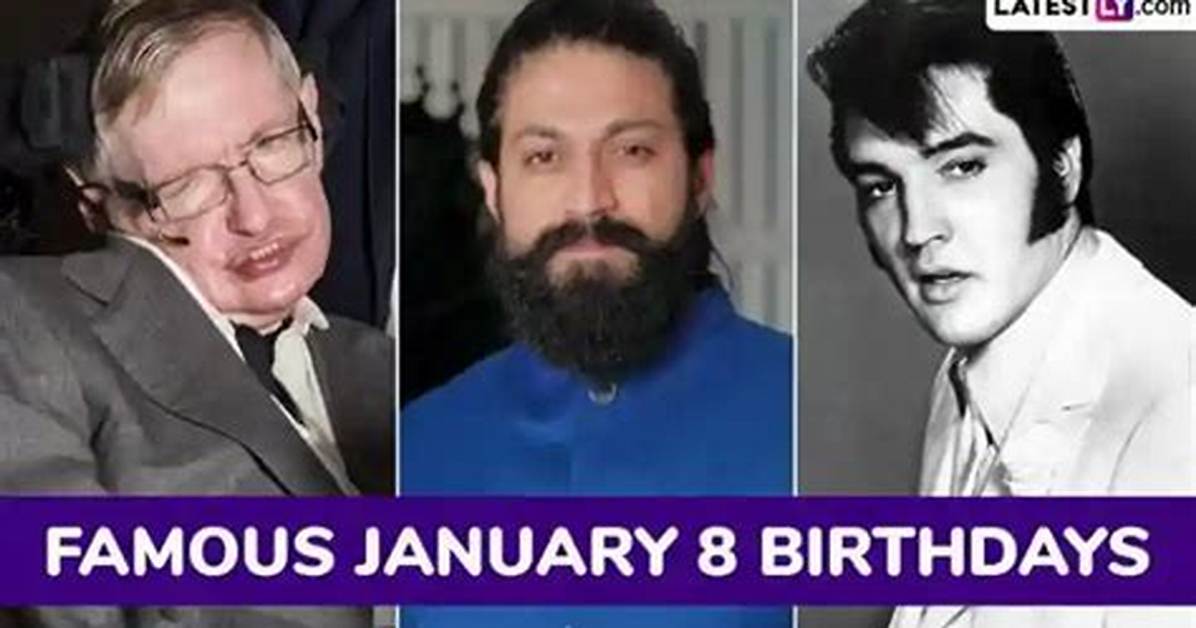 January 8 Birthdays by Profession