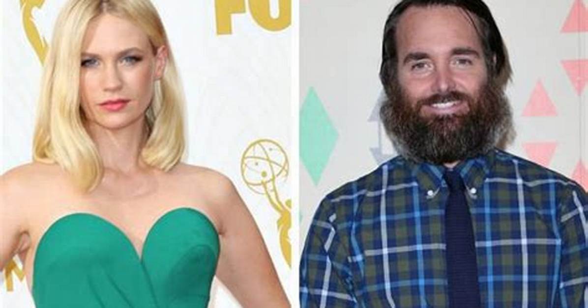 January Jones Broke up with Will Forte & Spent a Lot of Time with Jon Hamm