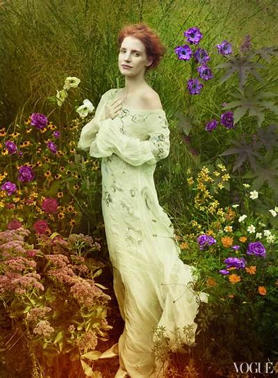 Jessica Chastain’s Painterly Vogue Pictorial: Beautiful or Budget?