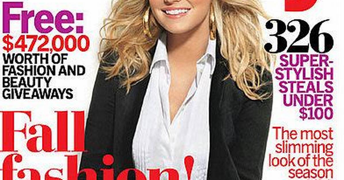 Jessica Simpson on Lucky Mag: Terrible Photoshop, or Refreshingly Curvy?