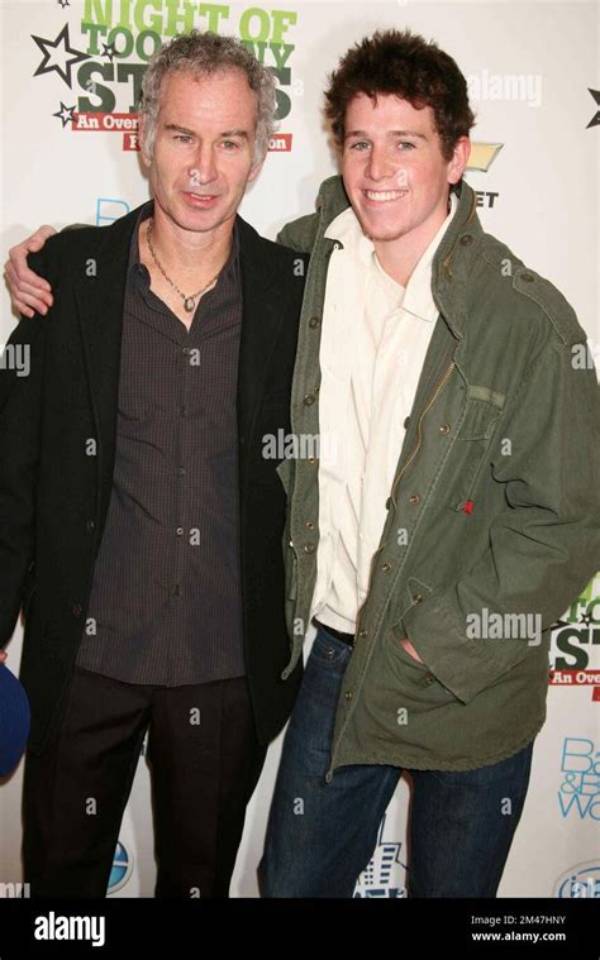 John Mcenroe's Son Sean Mcenroe Is Married to His Wife Niamh Mcenroe.