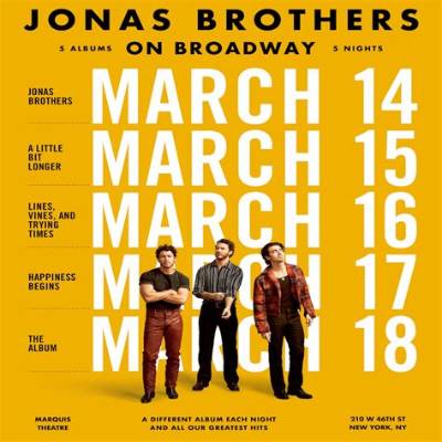 Jonas Brothers Broadway: Everything to Know