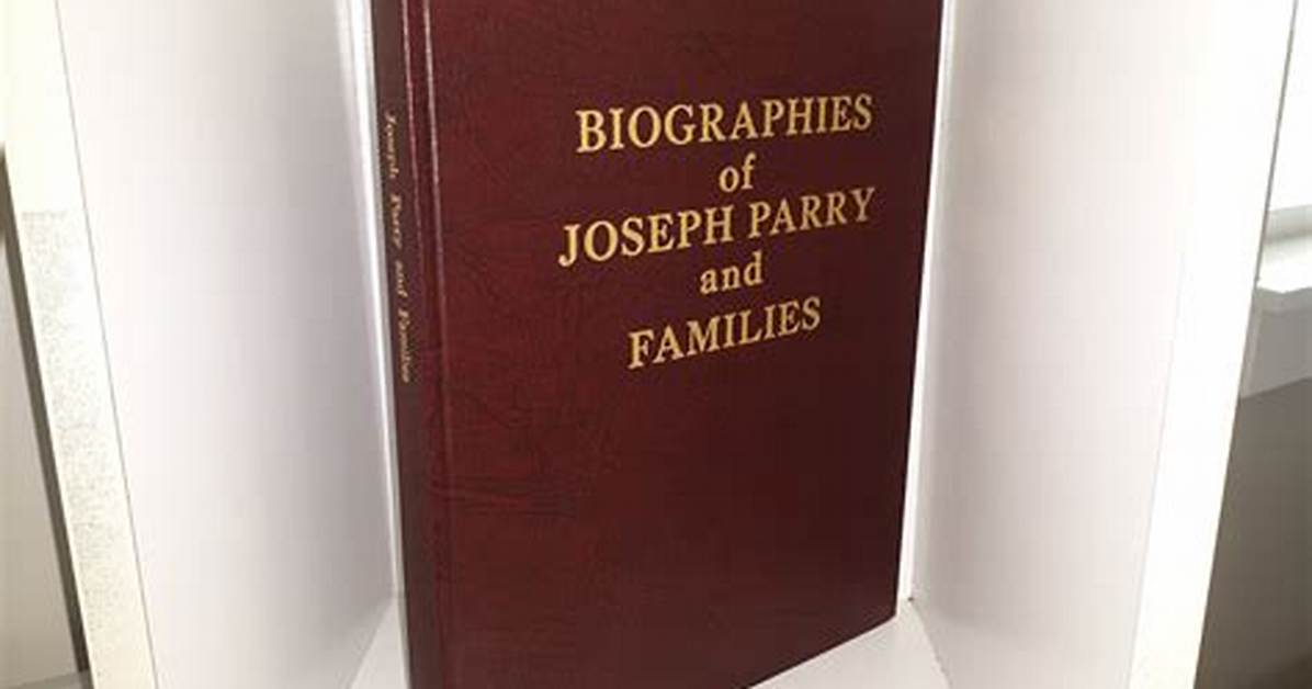 Joseph Parry - Trivia, Family, Bio