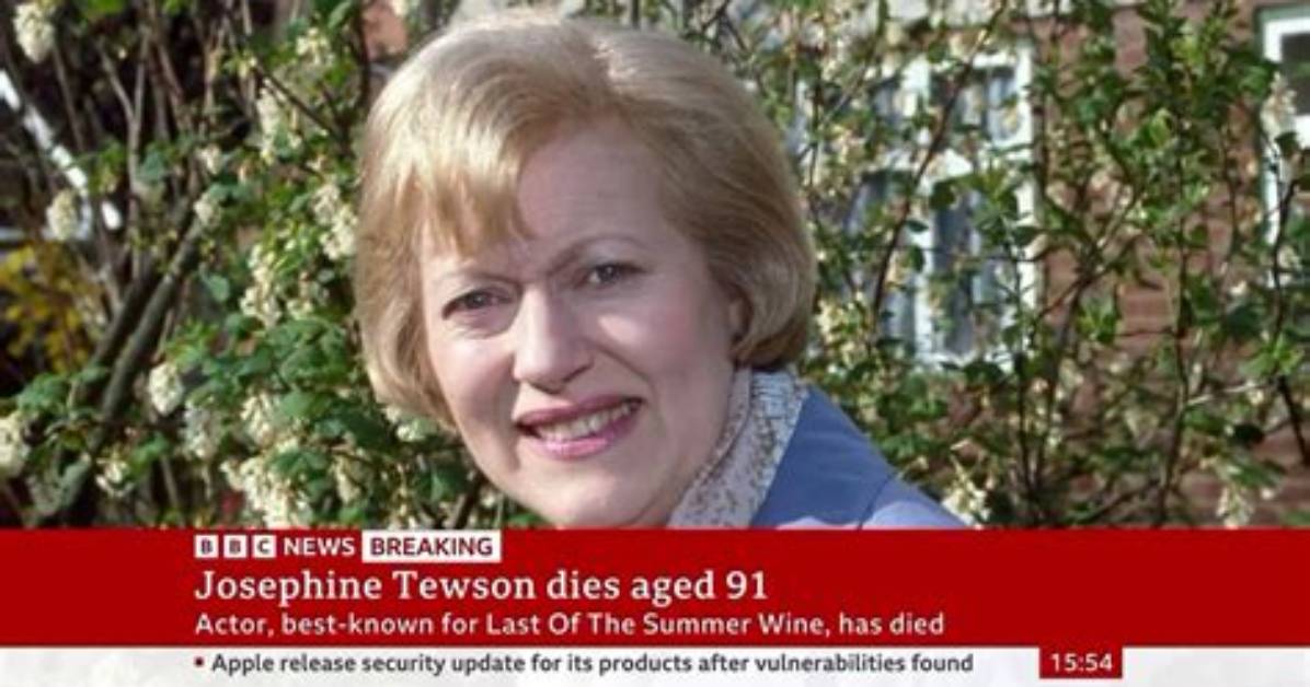 Josephine Tewson Death Cause, How Did the Keeping up Appearances Actress Die?