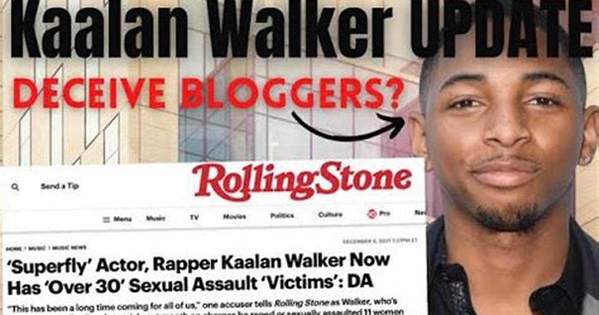 Kaalan Walker Case Update: How Many Victims Are There? Arrest and Charges