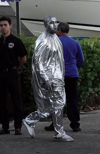 Kanye West Wore Silver Body Paint to Perform His Opera ‘Mary’ at Art Basel