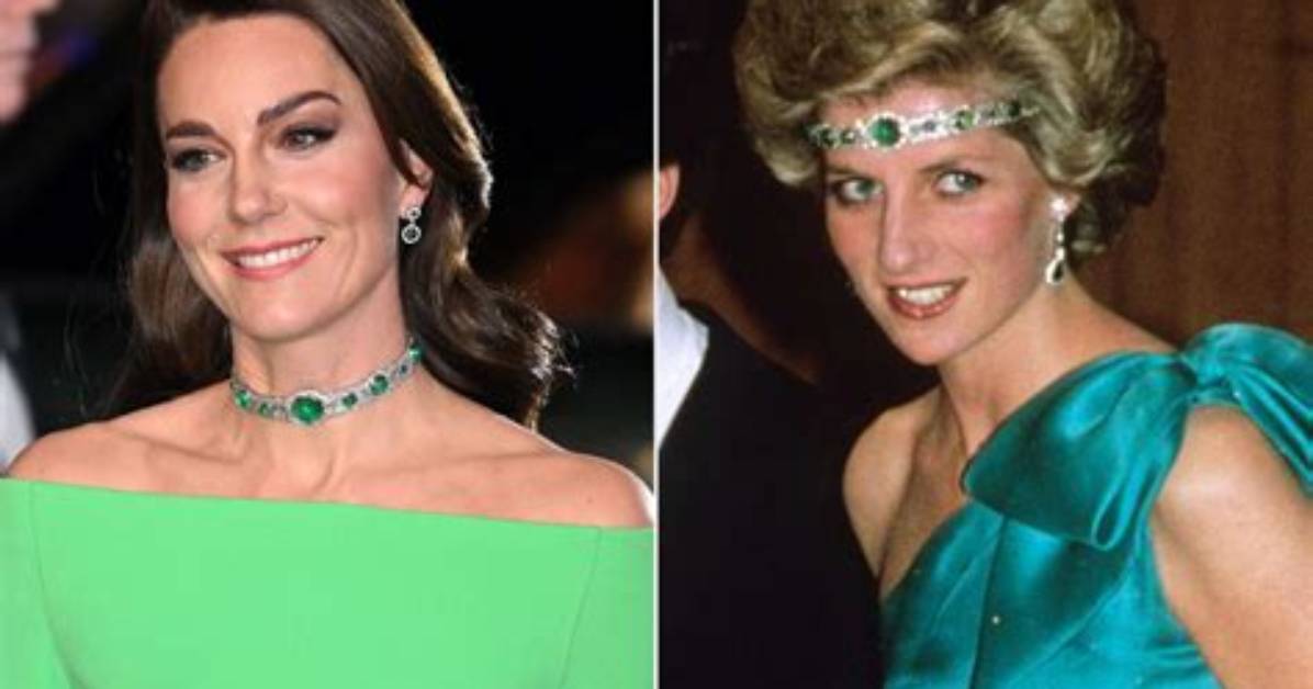 Kate Middleton Wears Princess Diana’s Emerald Choker (Once Worn as a Headband!) to Earthshot Awards
