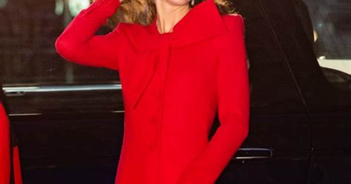 Kate Middleton Wows in Red Dress for ‘Royal Carols: Together at Christmas’ Promo