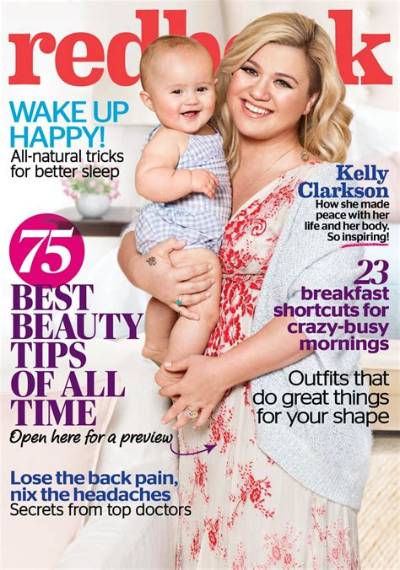 Kelly Clarkson Covers Redbook: ‘It’s When I’m Fat That I’m Happy’