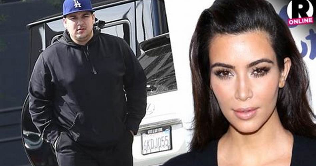 Kim Kardashian Slams Negative Talk About Brother Rob