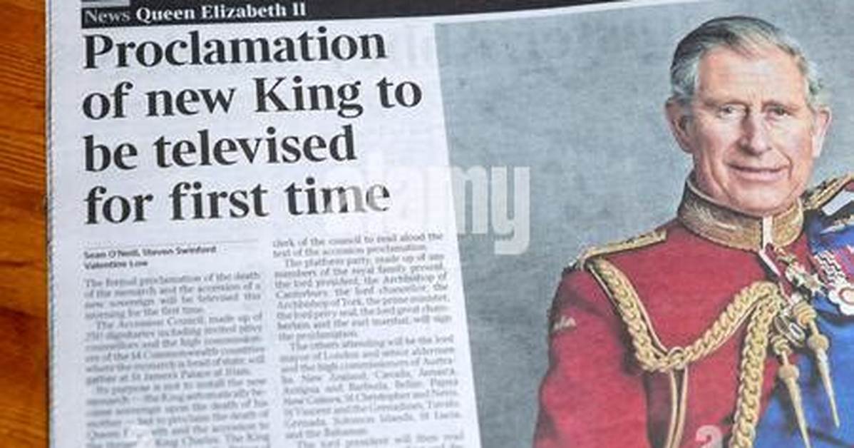 King Charles Iii Had a Televised Proclamation Ceremony with an Awkward Inkpot