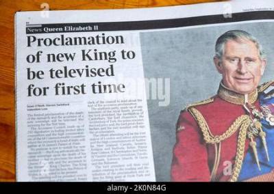 King Charles Iii Had a Televised Proclamation Ceremony with an Awkward Inkpot