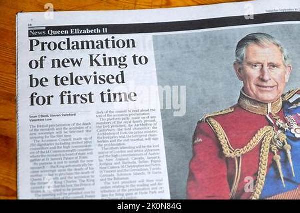 King Charles Iii Had a Televised Proclamation Ceremony with an Awkward Inkpot