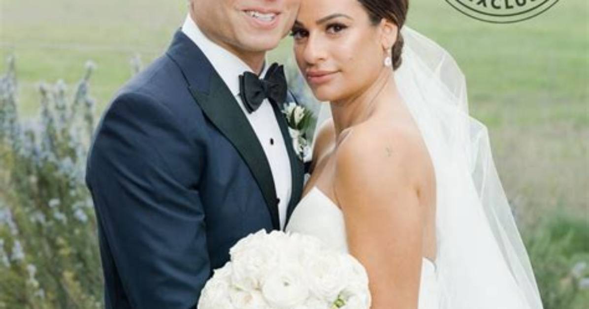 Lea Michele Married Zandy Reich in Napa, and Her Wedding Gown Was Pretty Great?