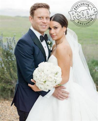 Lea Michele Married Zandy Reich in Napa, and Her Wedding Gown Was Pretty Great?