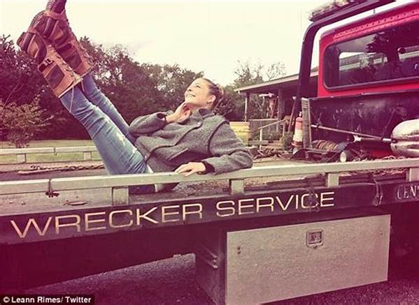 Leann Rimes Poses on a ‘Wrecker’ Truck, Posts Pic on Twitter: Funny or Trashy?
