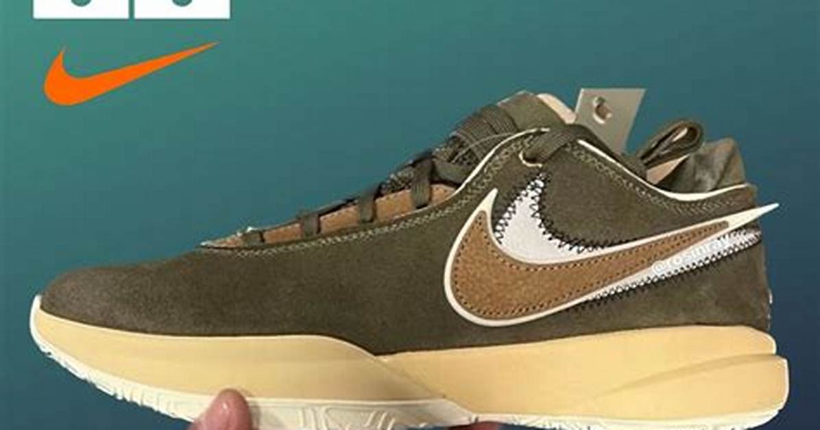 Lebron James X Nike Lebron 20 “Olive” Shoes: Everything We Know So Far