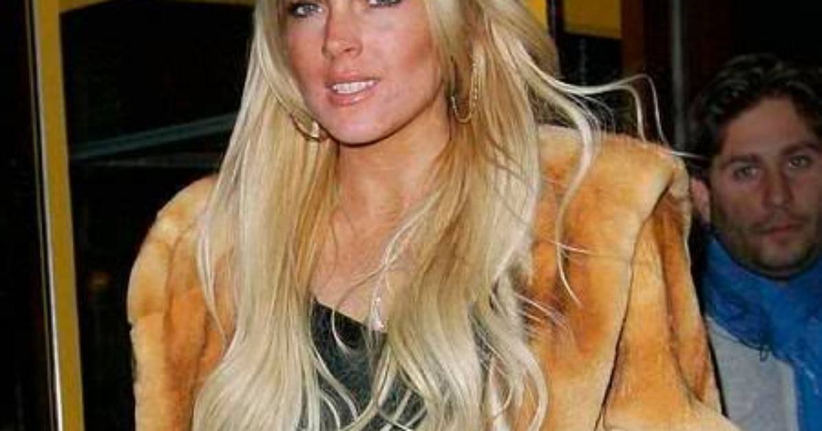 Lindsay Lohan Steals a $11,00 Fur Coat from Stranger