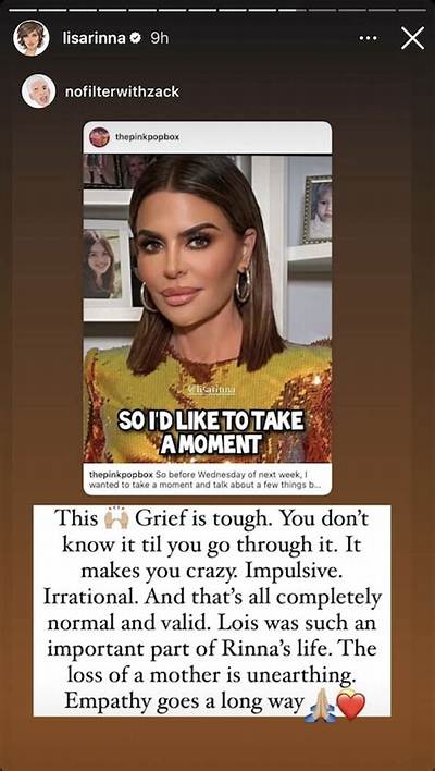 Lisa Rinna Posts Cryptic Message About 'Rhobh' Status: 'No Show' Without Her