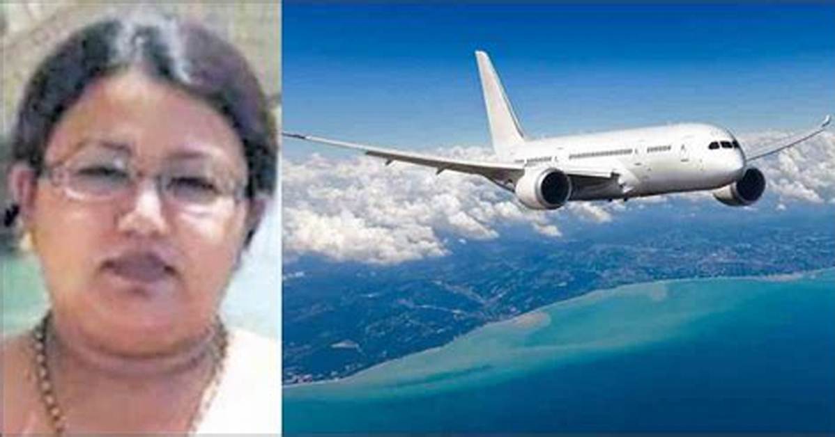 Malaysian Passenger, Mini Elsa Antony, 52, Dies During a Flight, Flying from Dubai to Kochi