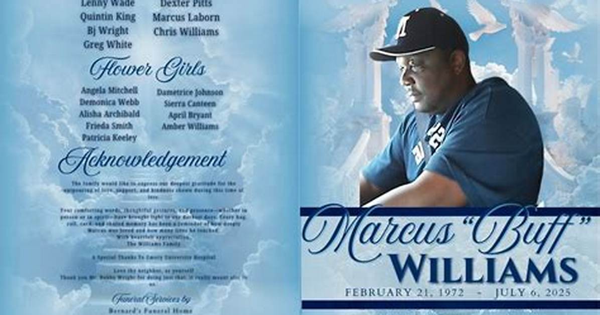 Marcus Williams Obituary, What Was Marcus Williams Cause of Death?