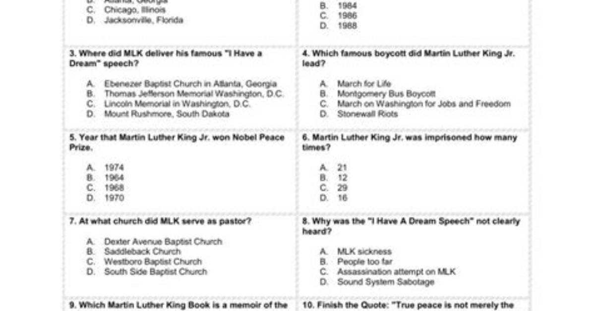 Martin Luther - Trivia, Family, Bio