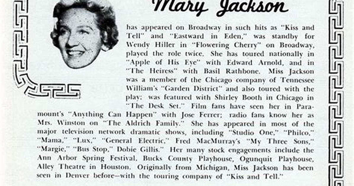 Mary Jackson - Trivia, Family, Bio