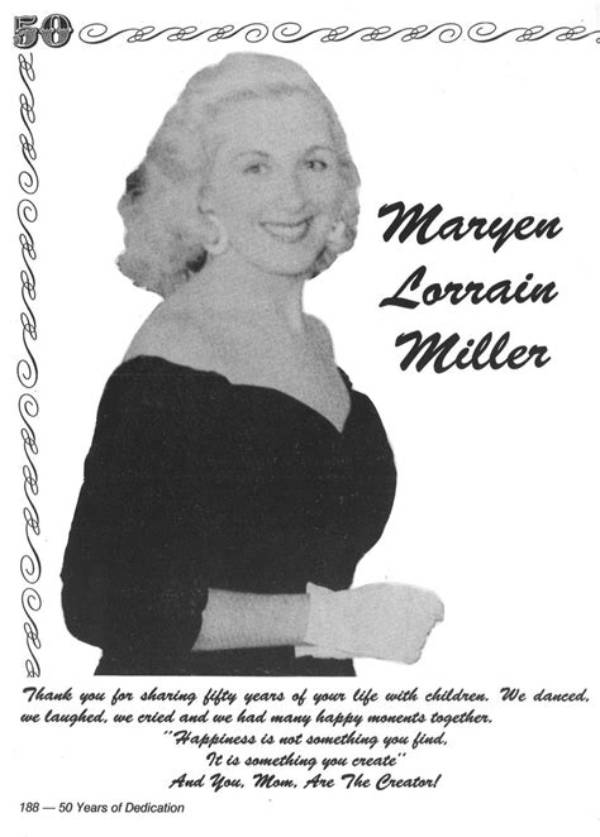 Maryen Lorrain Miller: Dance Legacy, Mother of Abby Lee Miller