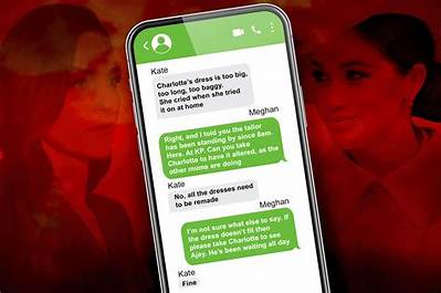 Meghan Markle’s Texts That Brought ‘Kate Middleton to Tears’ Revealed