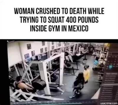 Mexico Mom Crushed During 405 Pounds Squatting
