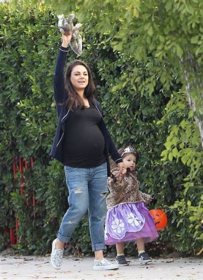 Mila Kunis’ Daughter Thinks Everyone Is Pregnant: ‘But Papa’s Got Beer in His Belly’