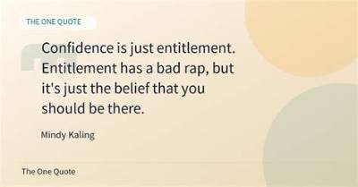 Mindy Kaling: ‘Confidence Is Just Entitlement’ & Entitlement Isn’t a Bad Thing