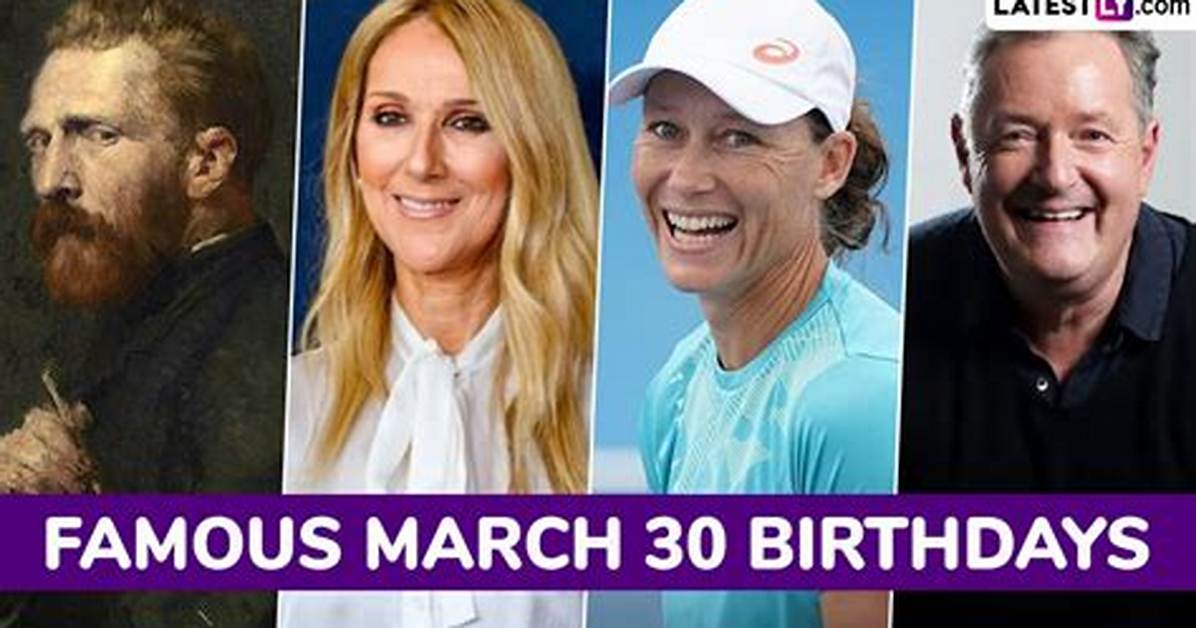 Movies Released March 30 | Famous Birthdays