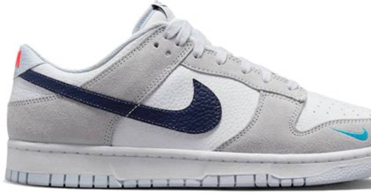 Nike Dunk Low “Grey Navy” Mini Swoosh Sneakers: Where to Buy, Price, and More Explored