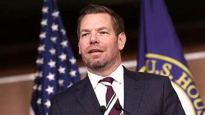 No, Eric Swalwell Is Not Gay but Married to His Wife Brittany Watts, Kids and Family