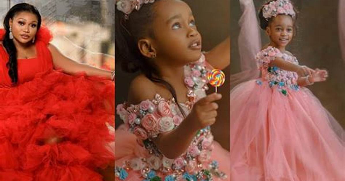 Nollywood Stars Join Ruth Kadiri to Celebrate Her Lookalike Daughter’s 3Rd Birthday