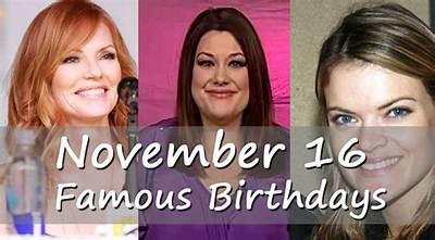 November 16 Birthdays | Famous Birthdays