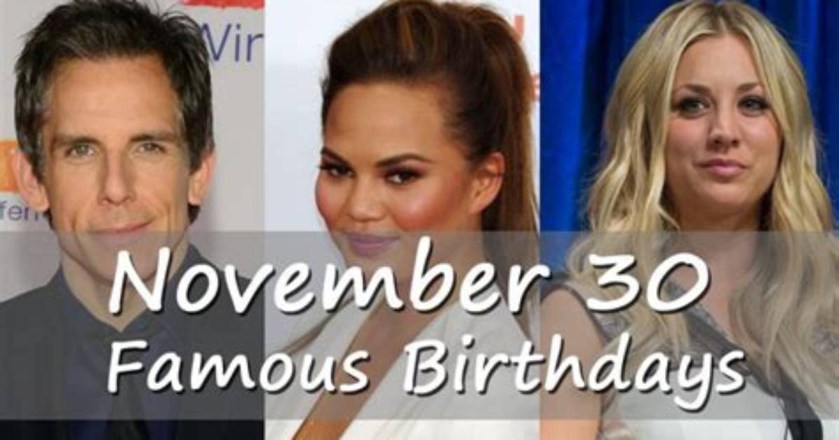 November 30 Birthdays by Profession