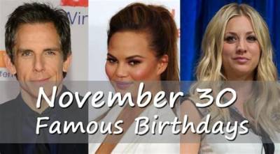 November 30 Birthdays by Profession
