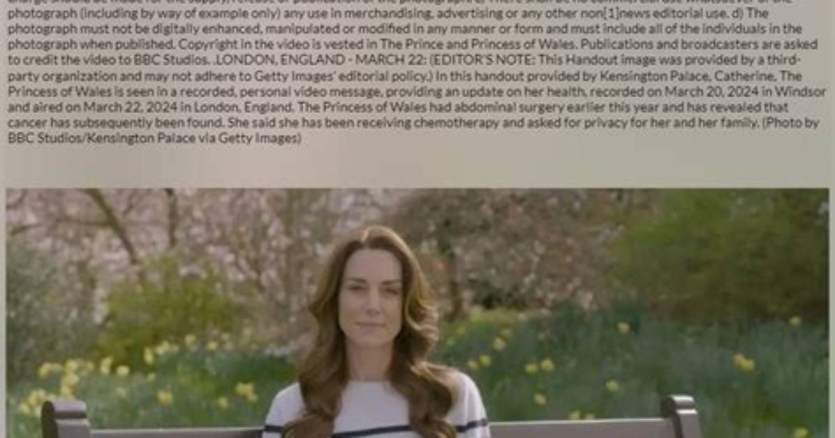 Nyt: Getty’s Editor’s Note ‘Fueled Another Conspiracy’ About Princess Kate