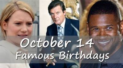 October 14 Birthdays by Profession