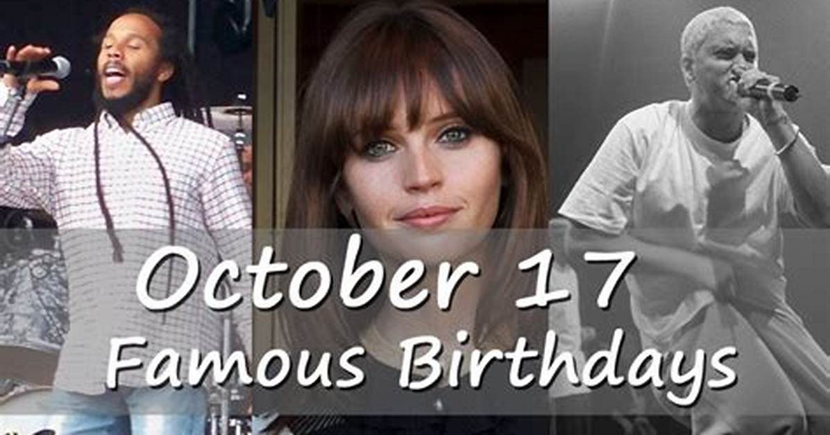 October 17 Birthdays by Profession